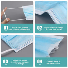 Load image into Gallery viewer, Pack of 10 - Disposable Protective Mask