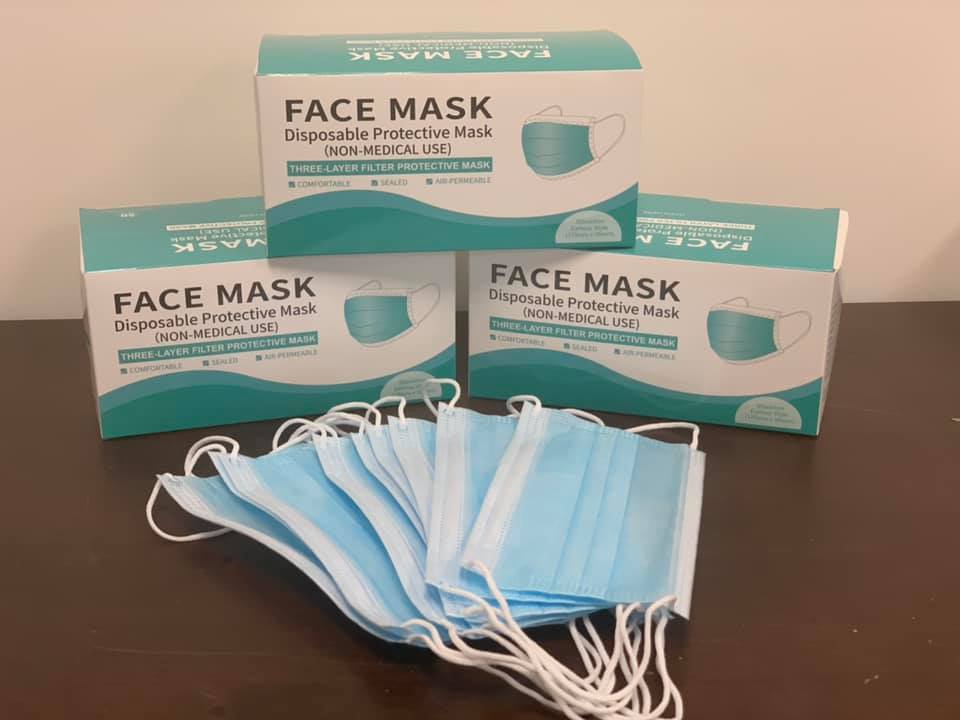 Pack of 10 - Disposable Protective Mask